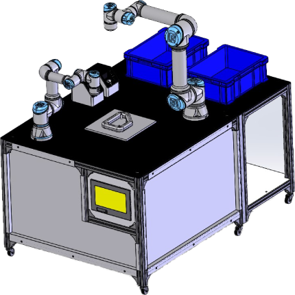 協働ロボット力センサはめ合い＋ねじ締結システム
